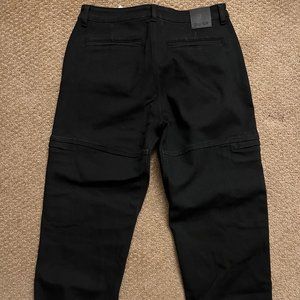 DUER All-Weather Denim High Rise Barrel Pant - Black